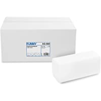 Funny AG-060 Toalla Libro Blanco Intenso para 2 Sofás- 25 x 23cm- Caja de 400